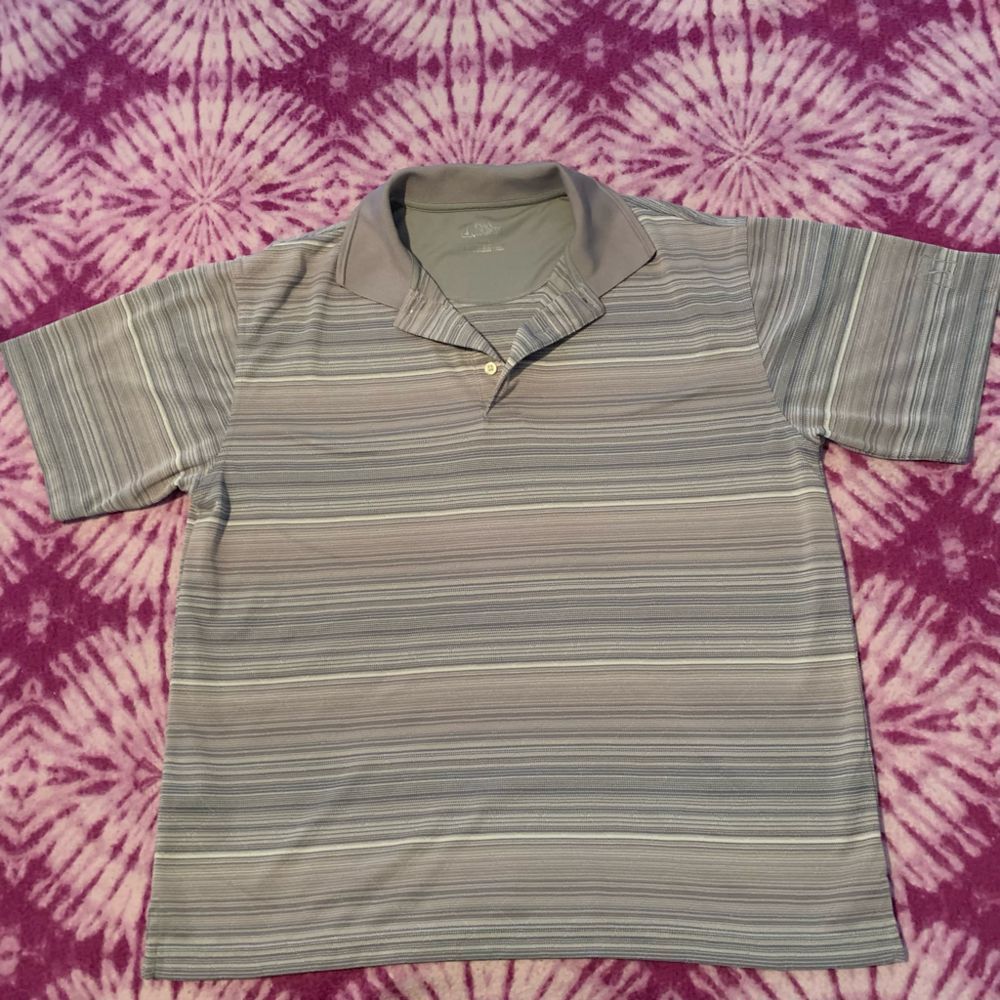 🦚5/20🦚 PGA Tour mens gray polo large